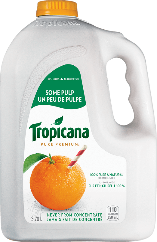 Tropicana clearance with pulp